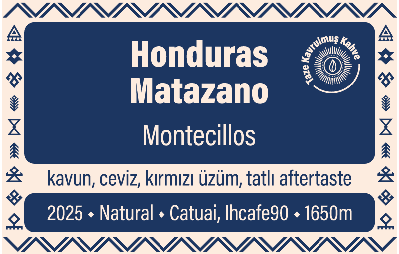 shady honduras matazano urun etiketi