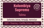 Kolombiya Supremo Tolima - Daily Series Çekirdek Kahve - Görsel 2
