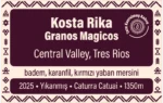 Kosta Rika Granos Magicos | Taze Kavrulmuş Çekirdek Kahve | Yıkanmış – Regional Selection | Daily Series - Görsel 2