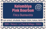 Kolombiya Huila Pink Bourbon | Nitelikli Çekirdek Kahve | Natural Mikro-lot | Rare Series - Görsel 2